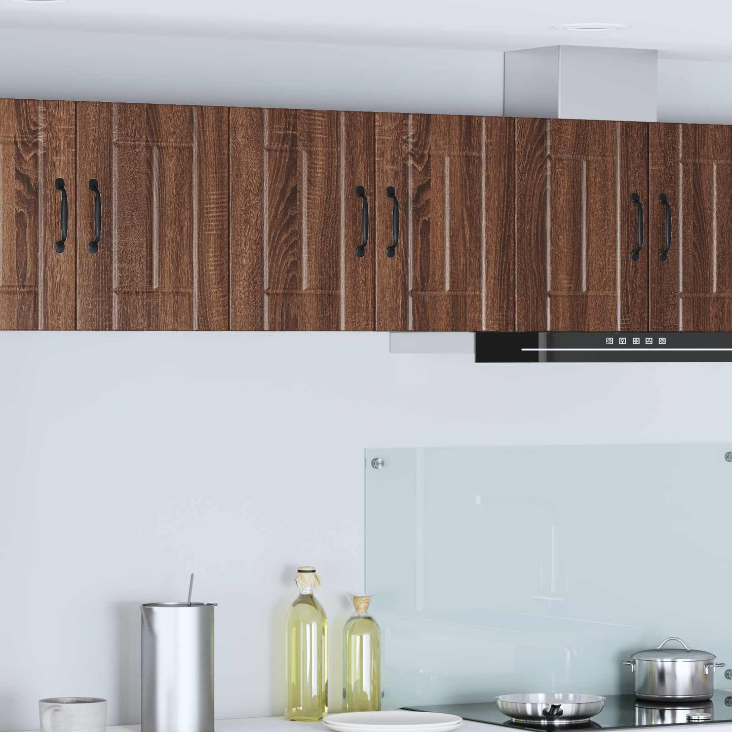 Wall Cabinet LUCCA 2 pcs Brown Oak 30 x 31 x 40 cm