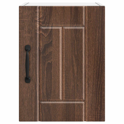 Wall Cabinet LUCCA 2 pcs Brown Oak Engineered Wood