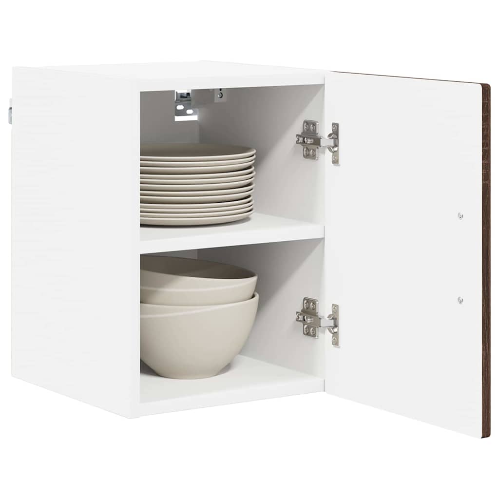 Wall Cabinet LUCCA 2 pcs Brown Oak 30 x 31 x 40 cm