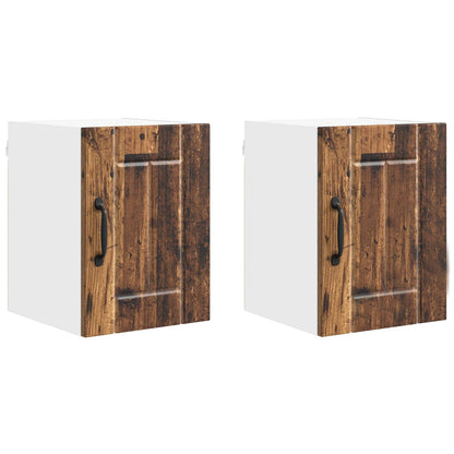 Wall Cabinet LUCCA 2 pcs Old Wood 30 x 31 x 40 cm