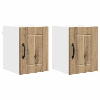 Kitchen Cabinet 2 pcs Artisan Oak 30 x 31 x 40 cm