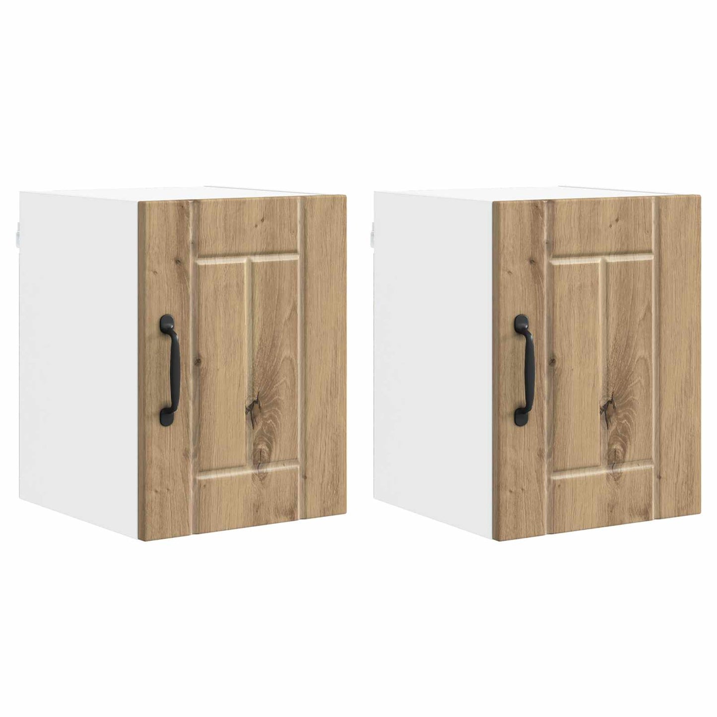 Wall Cabinet LUCCA 2 pcs Artisan Oak Engineered Wood