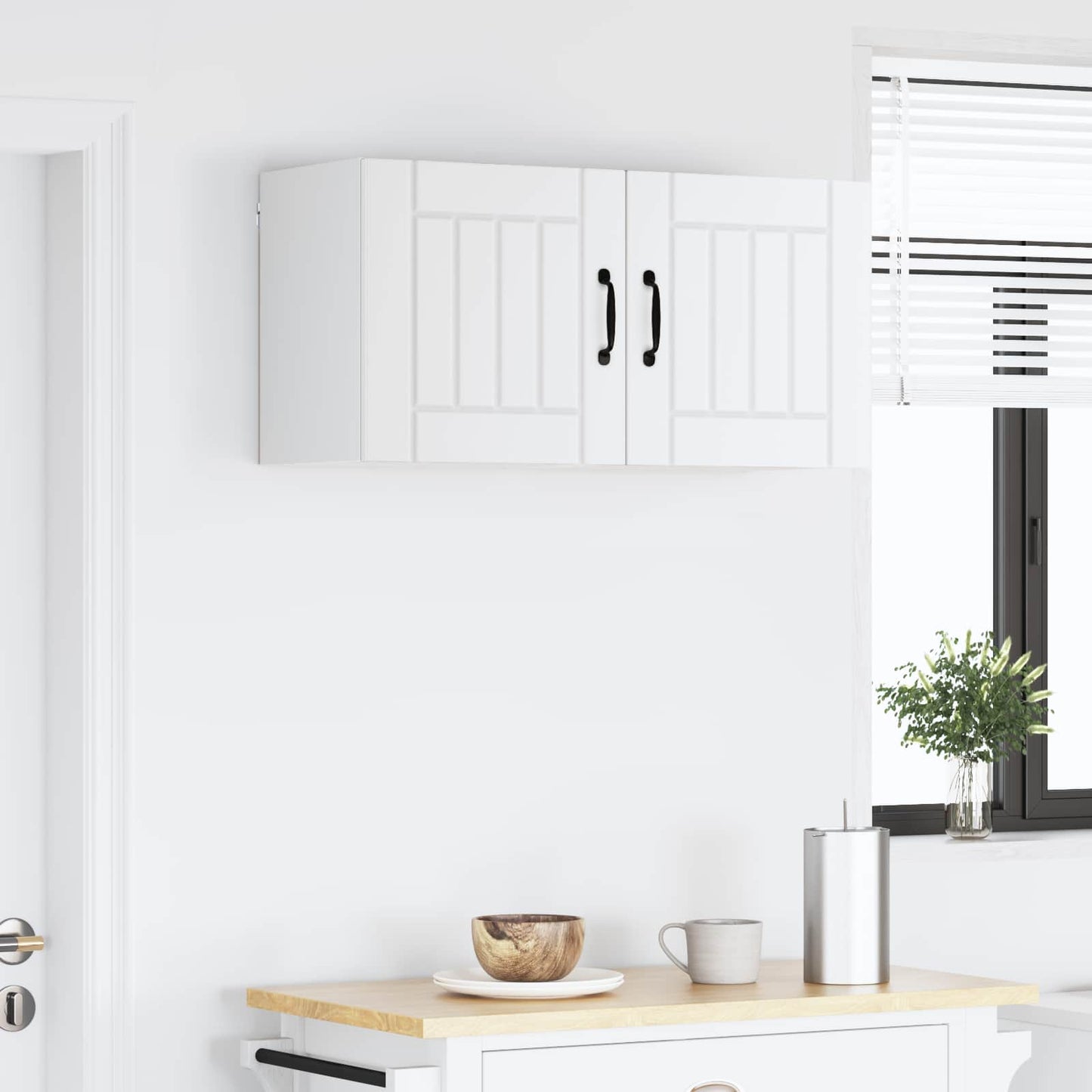 Wall Cabinet LUCCA 2 pcs White 40 x 31 x 40 cm Engineered Wood