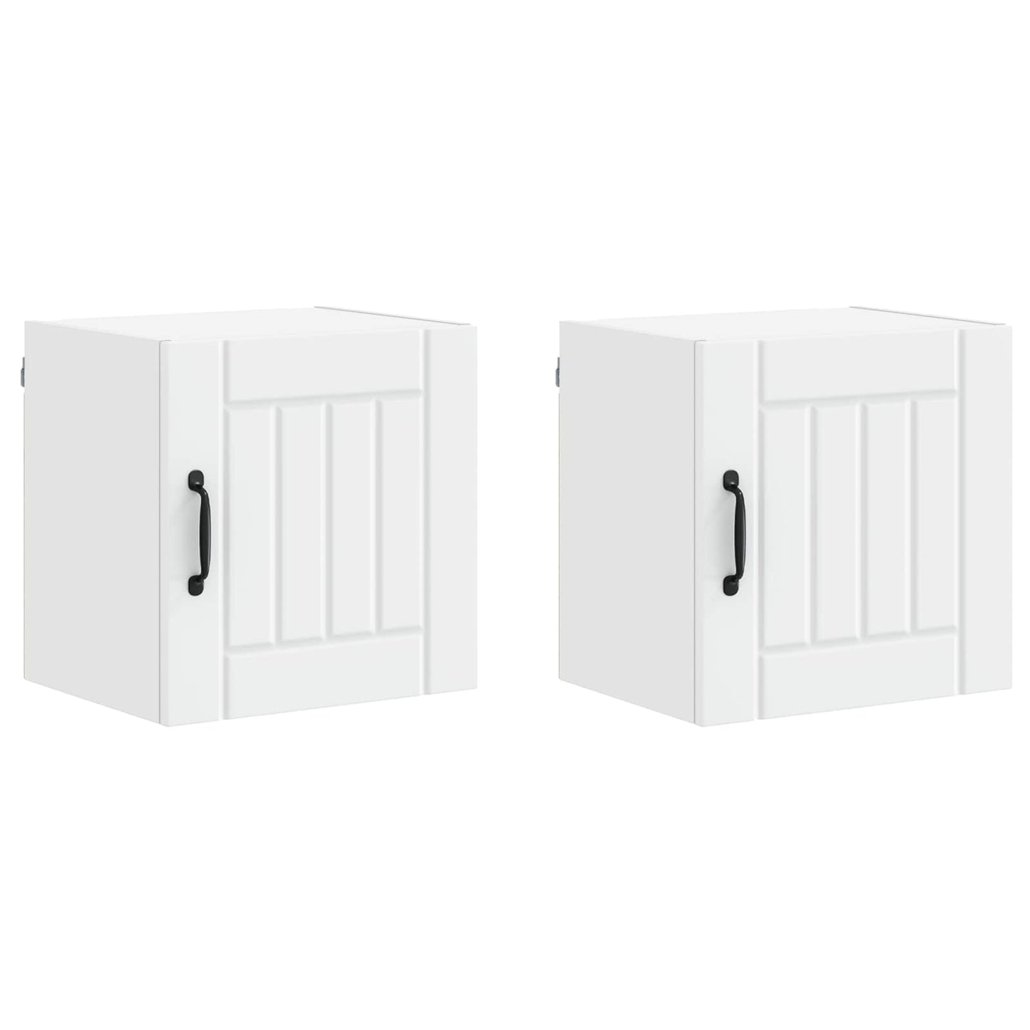 Wall Cabinet LUCCA 2 pcs White 40 x 31 x 40 cm Engineered Wood
