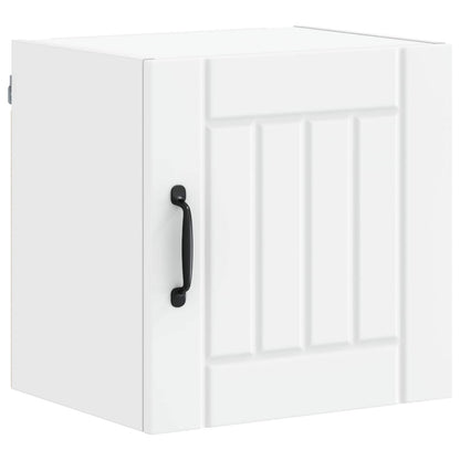 Wall Cabinet LUCCA 2 pcs White Engineered Wood