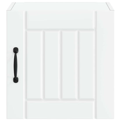 Wall Cabinet LUCCA 2 pcs White Engineered Wood