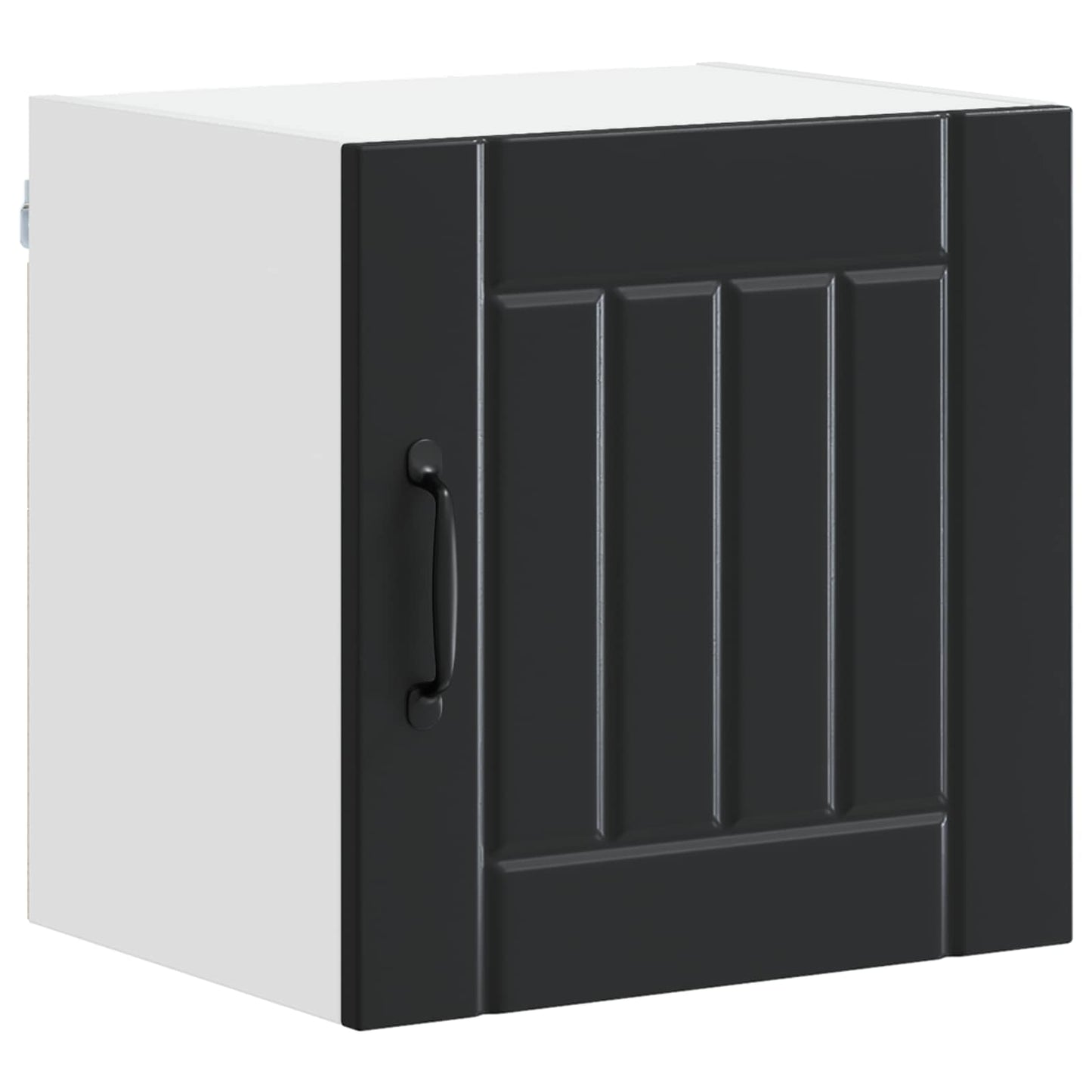 Wall Cabinet LUCCA 2 pcs Black Engineered Wood