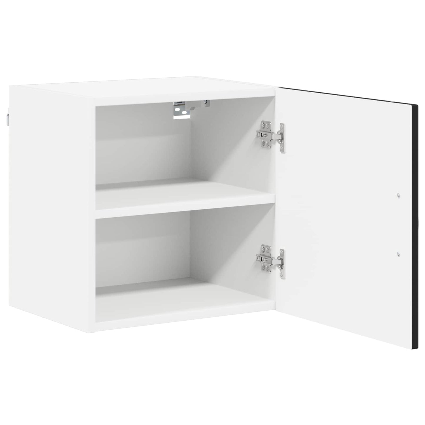 Wall Cabinet LUCCA 2 pcs Black Engineered Wood