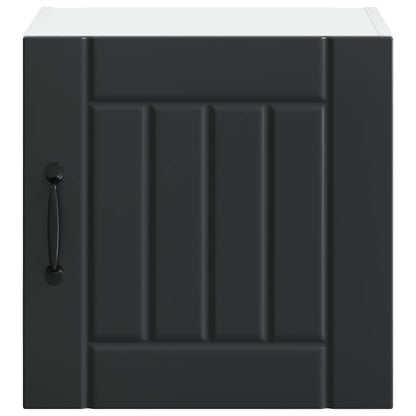 Wall Cabinet LUCCA 2 pcs Black 40 x 31 x 40 cm Engineered Wood