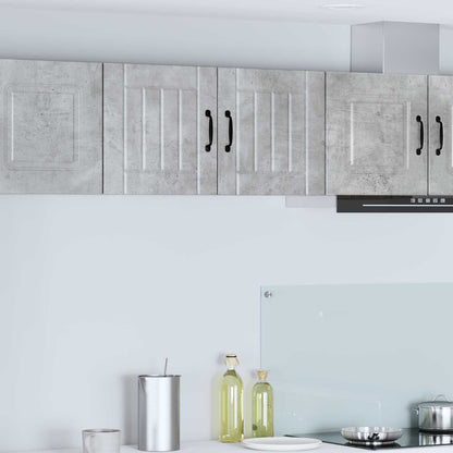 Wall Cabinet LUCCA 2 pcs Concrete Grey 40 x 31 x 40 cm