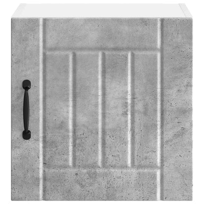 Wall Cabinet LUCCA 2 pcs Concrete Grey 40 x 31 x 40 cm