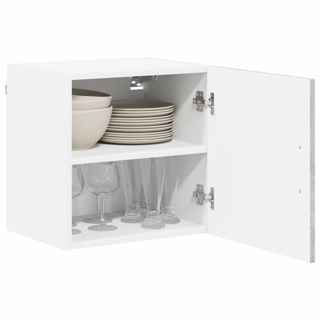 Wall Cabinet LUCCA 2 pcs Concrete Grey 40 x 31 x 40 cm
