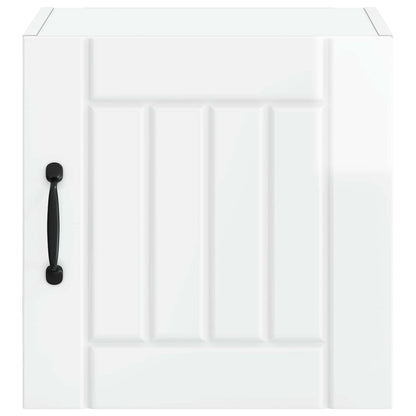 Wall Cabinet LUCCA 2 pcs High Gloss White 40 x 31 x 40 cm
