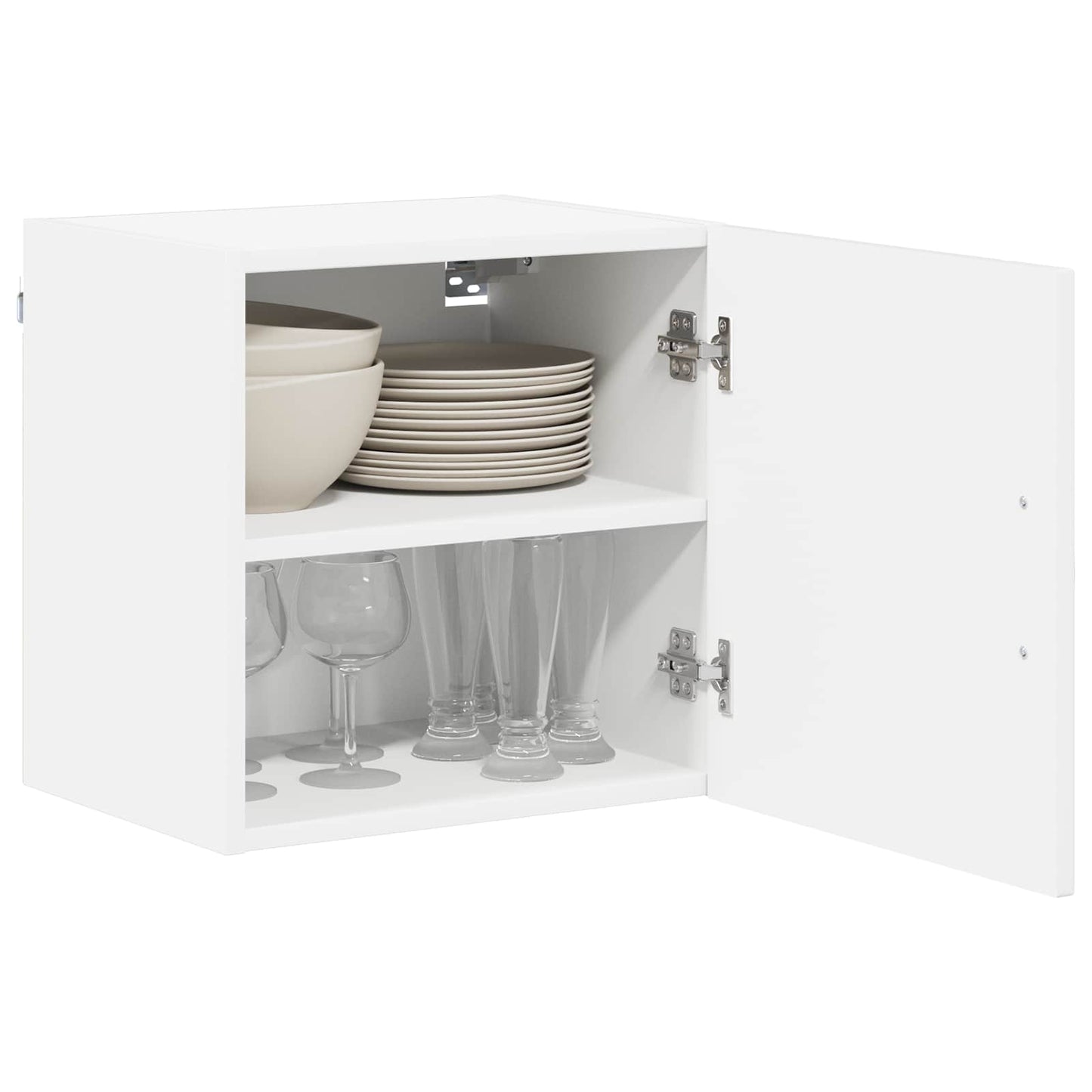 Wall Cabinet LUCCA 2 pcs High Gloss White 40 x 31 x 40 cm