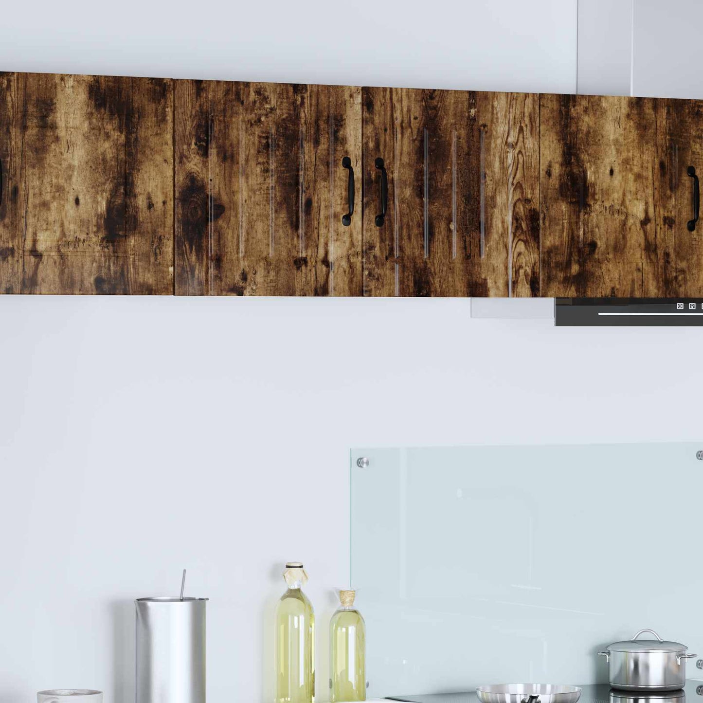 Wall Cabinet LUCCA 2 pcs Smoked Oak 40 x 31 x 40 cm