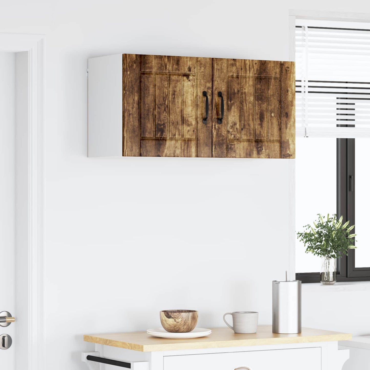 Wall Cabinet LUCCA 2 pcs Smoked Oak 40 x 31 x 40 cm