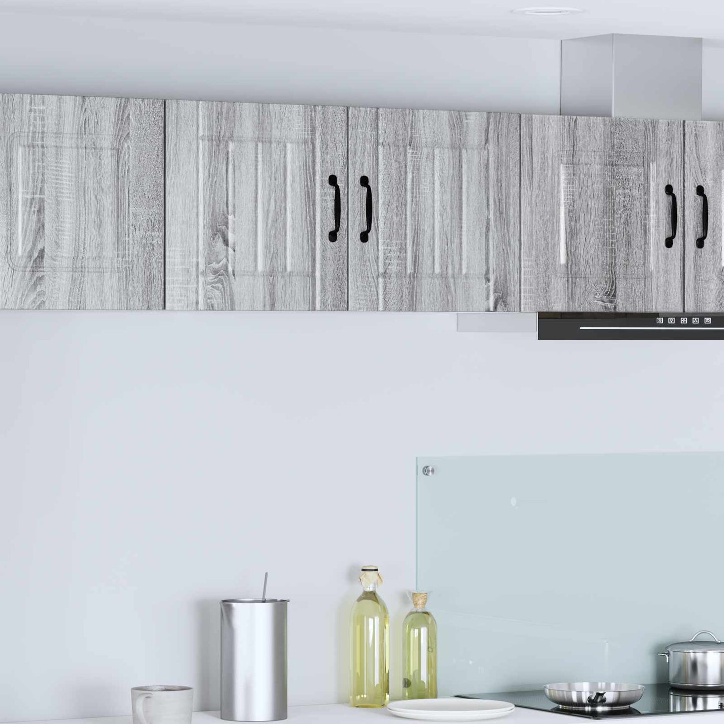 Wall Cabinet LUCCA 2 pcs Grey Sonoma 40 x 31 x 40 cm