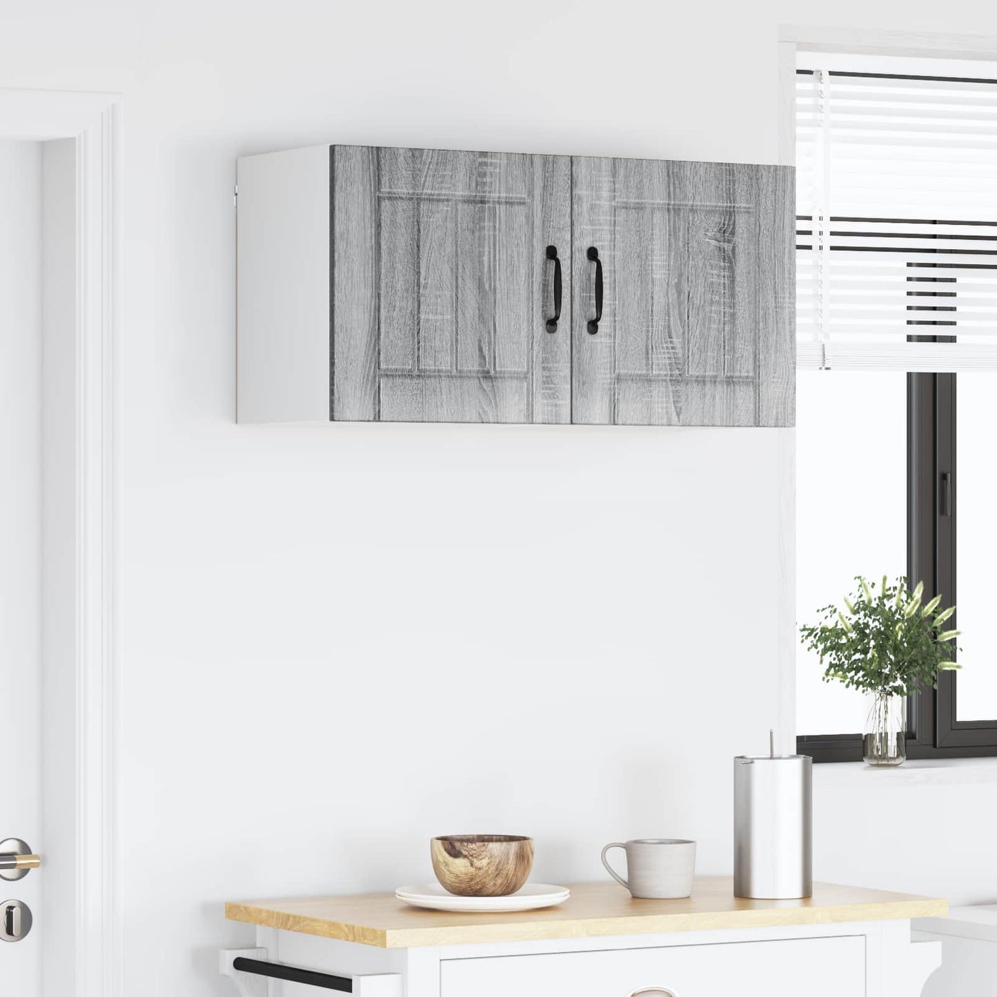 Wall Cabinet LUCCA 2 pcs Grey Sonoma 40 x 31 x 40 cm