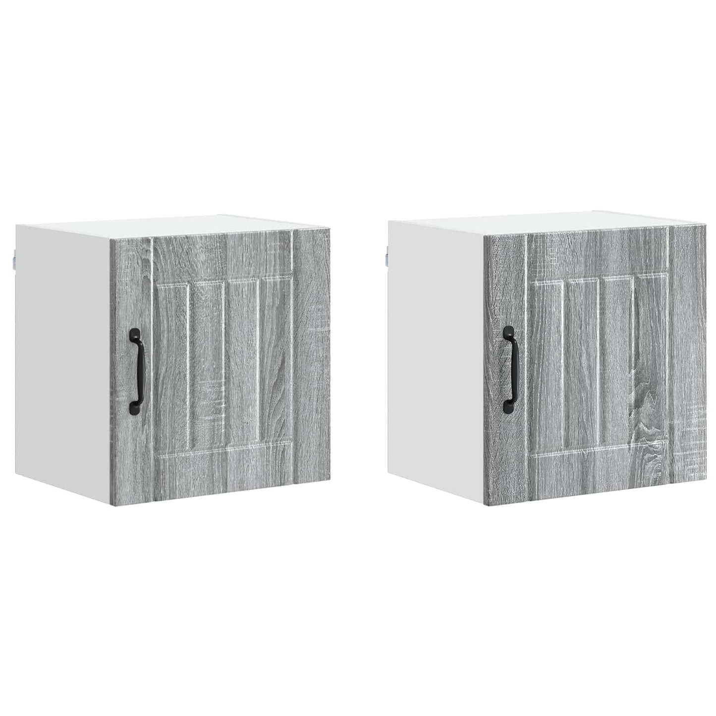 Wall Cabinet LUCCA 2 pcs Grey Sonoma 40 x 31 x 40 cm