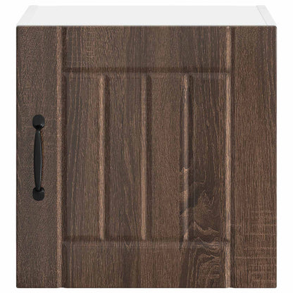 Wall Cabinet LUCCA Brown Oak 40 x 31 x 40 cm Engineered Wood