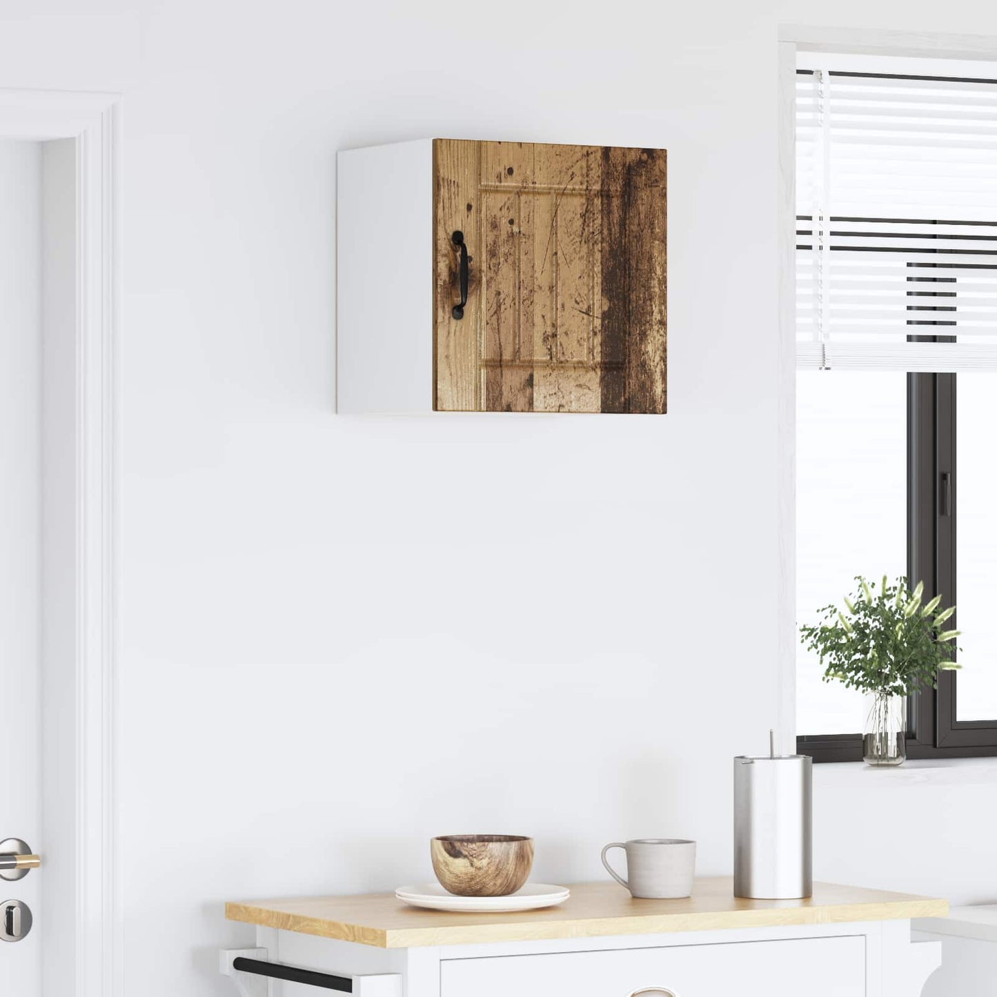 Wall Cabinet LUCCA Old Wood 40 x 31 x 40 cm Engineered Wood