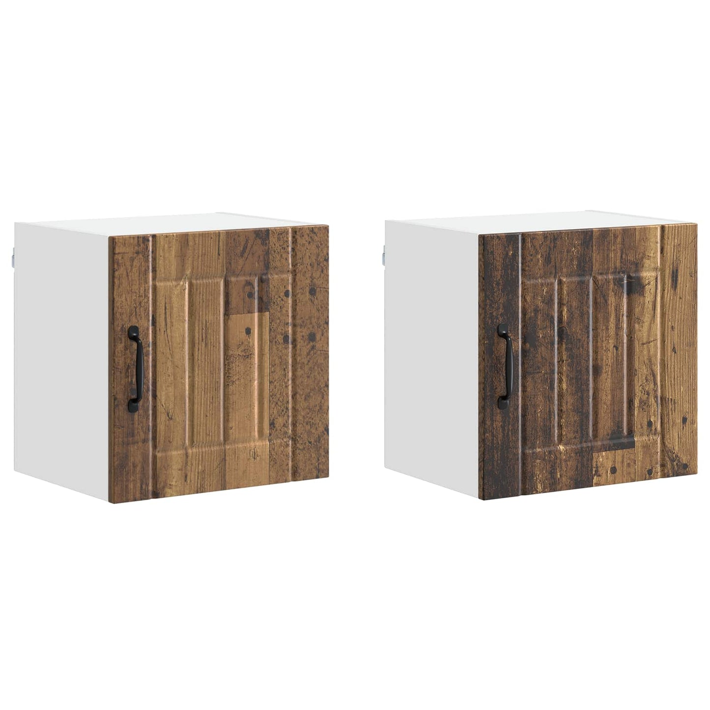 Wall Cabinet LUCCA 2 pcs Old Wood 40 x 31 x 40 cm