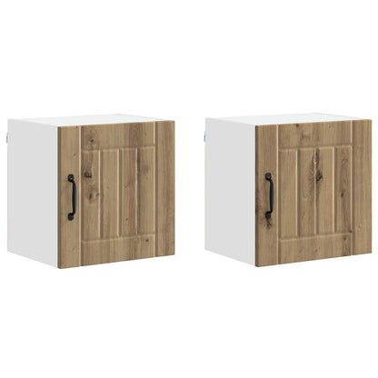 Wall Cabinet LUCCA 2 pcs Artisan Oak 40 x 31 x 40 cm