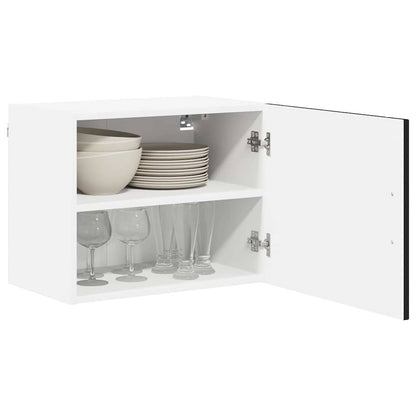 Wall Cabinet LUCCA Black 50 x 31 x 40 cm Engineered Wood