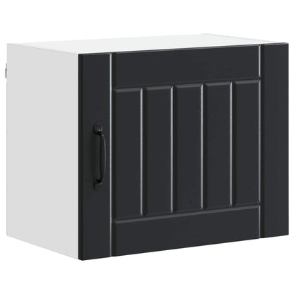 Wall Cabinet LUCCA 2 pcs Black 50 x 31 x 40 cm Engineered Wood