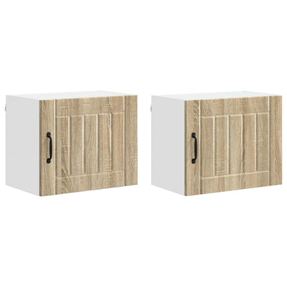 Wall Cabinet LUCCA 2 pcs Sonoma Oak 50 x 31 x 40 cm