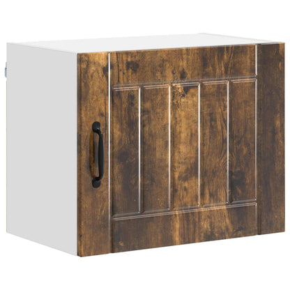 Wall Cabinet LUCCA 2 pcs Smoked Oak 50 x 31 x 40 cm
