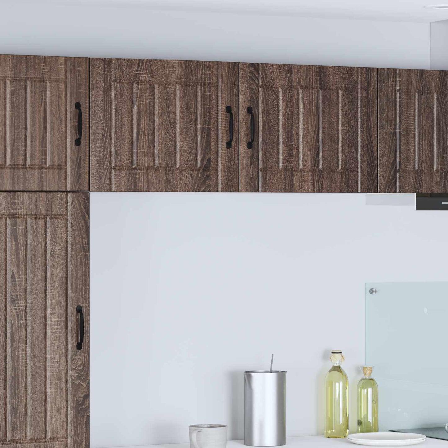 Wall Cabinet LUCCA Brown Oak 50 x 31 x 40 cm Engineered Wood