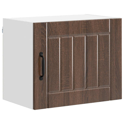 Wall Cabinet LUCCA 2 pcs Brown Oak 50 x 31 x 40 cm