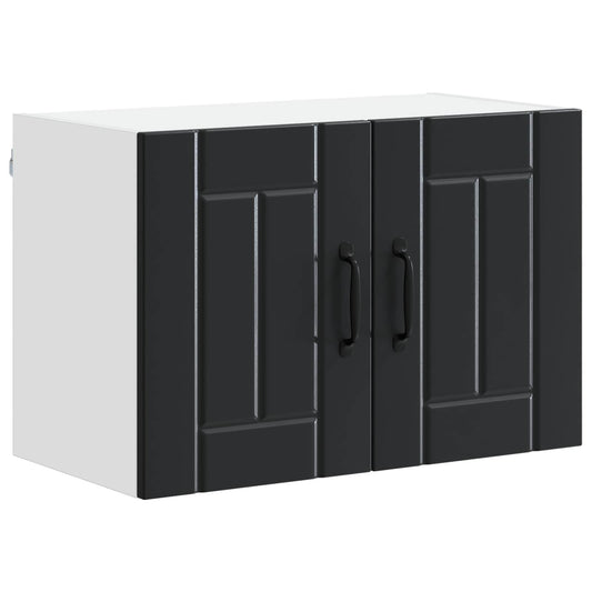 Wall Cabinet LUCCA Black 60 x 31 x 40 cm Engineered Wood
