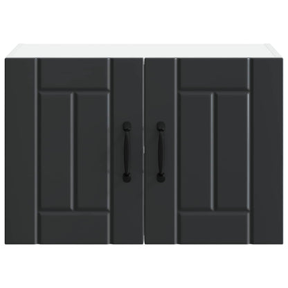 Wall Cabinet LUCCA Black 60 x 31 x 40 cm Engineered Wood