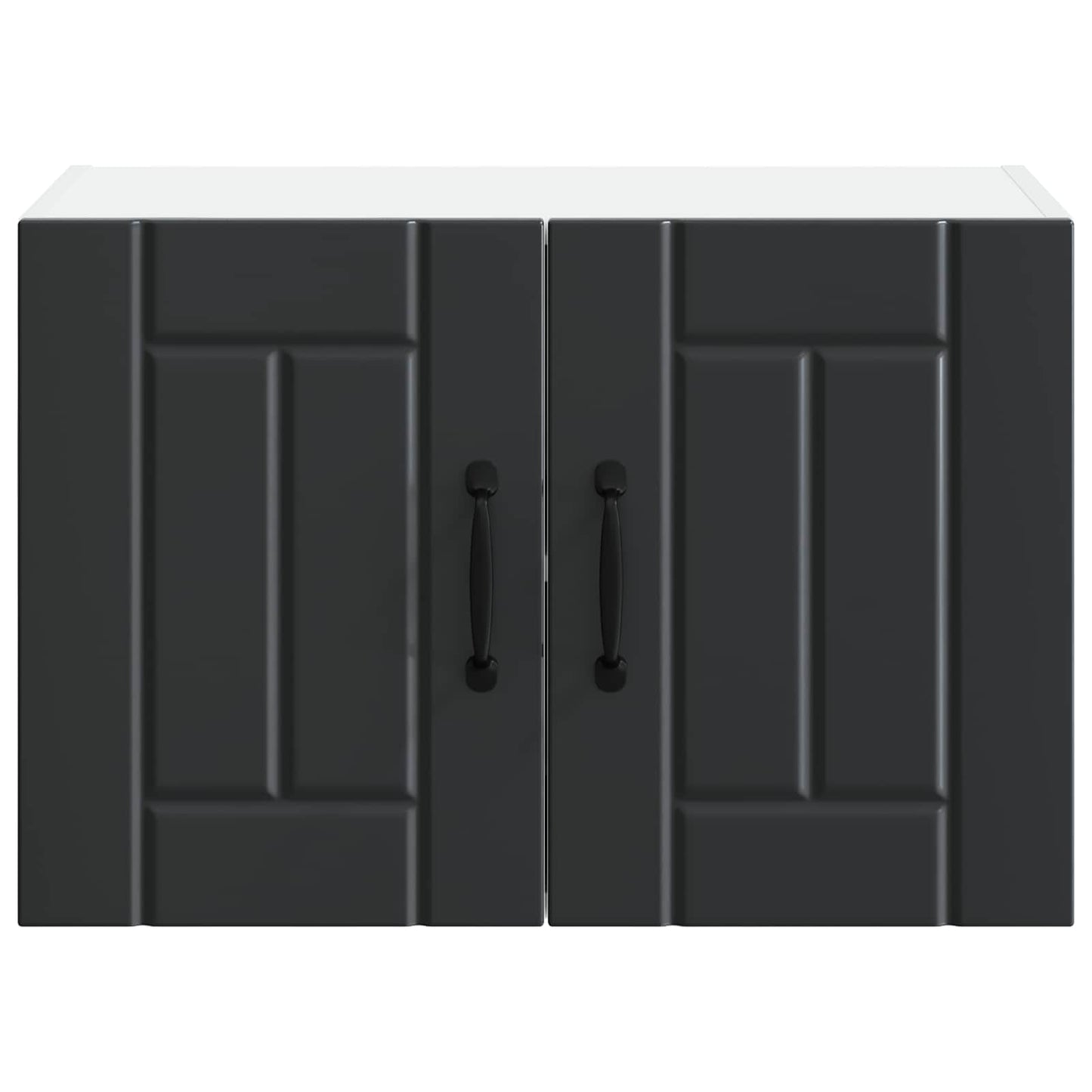 Wall Cabinet LUCCA 2 pcs Black 60 x 31 x 40 cm Engineered Wood