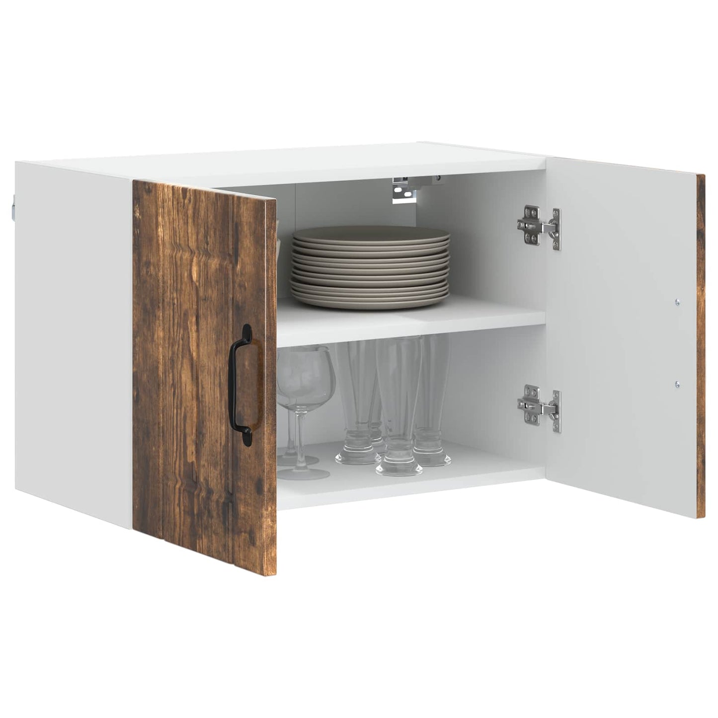Wall Cabinet LUCCA Smoked Oak 60 x 31 x 40 cm Engineered Wood