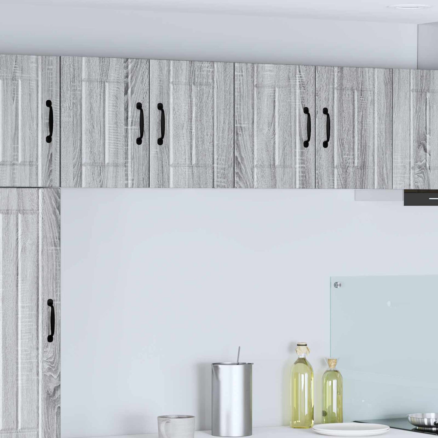 Wall Cabinet LUCCA Grey Sonoma 60 x 31 x 40 cm Engineered Wood