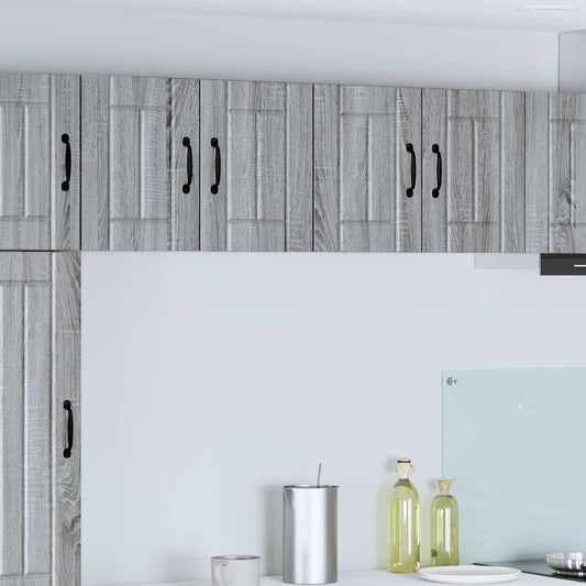 Wall Cabinet LUCCA Grey Sonoma 60 x 31 x 40 cm Engineered Wood