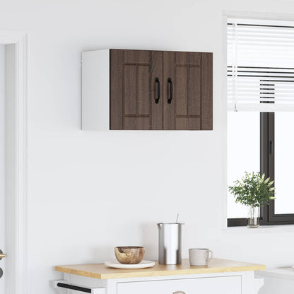 Wall Cabinet LUCCA Brown Oak 60 x 31 x 40 cm Engineered Wood