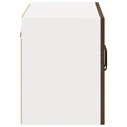 Wall Cabinet LUCCA Brown Oak 60 x 31 x 40 cm Engineered Wood