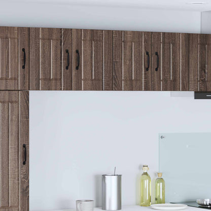 Wall Cabinet LUCCA 2 pcs Brown Oak 60 x 31 x 40 cm