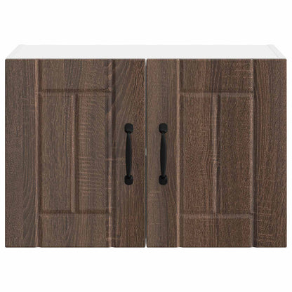 Wall Cabinet LUCCA 2 pcs Brown Oak 60 x 31 x 40 cm