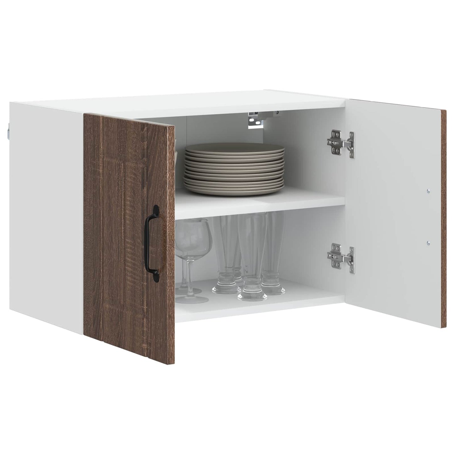 Wall Cabinet LUCCA 2 pcs Brown Oak 60 x 31 x 40 cm