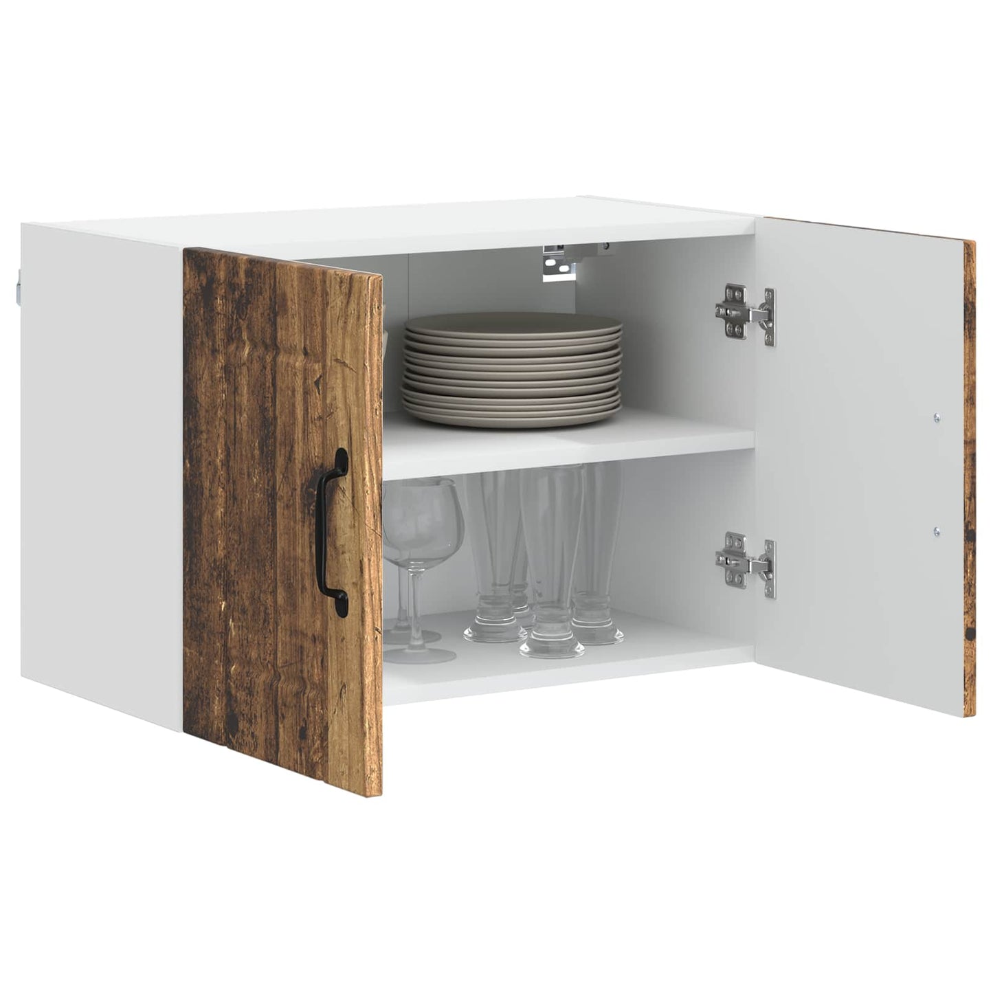 Wall Cabinet LUCCA 2 pcs Old Wood 60 x 31 x 40 cm