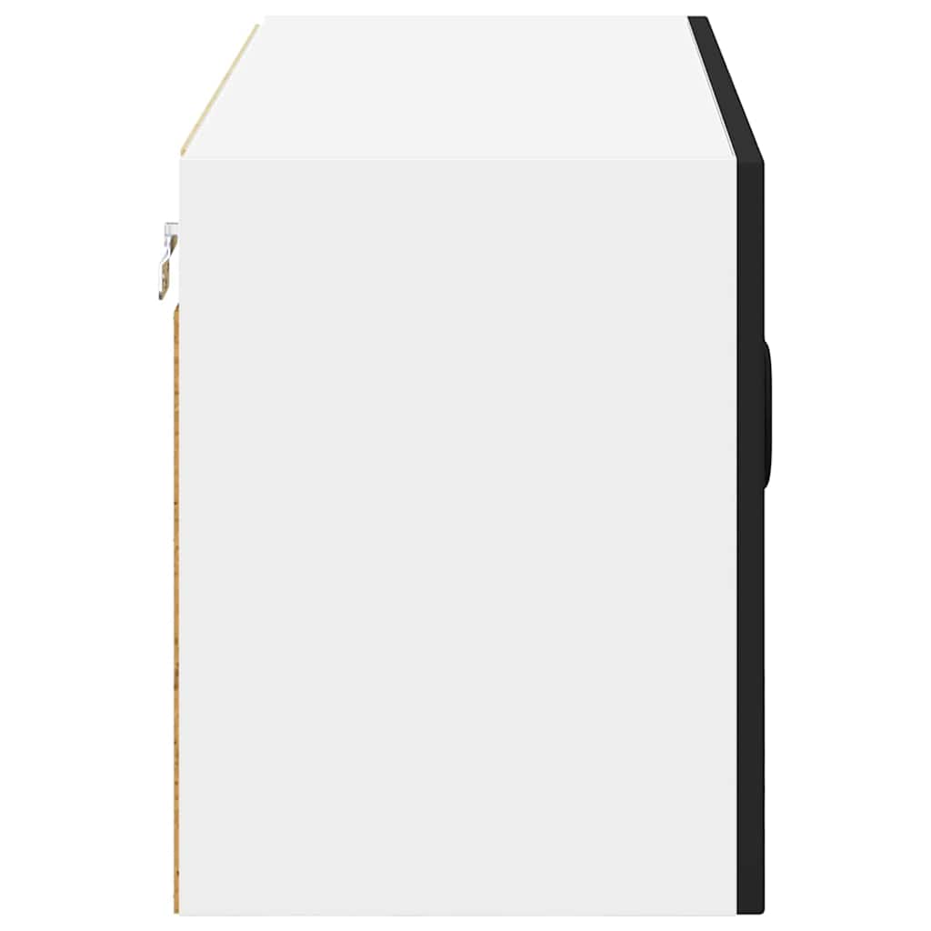 Wall Cabinet LUCCA Black 80 x 31 x 40 cm Engineered Wood