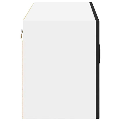 Wall Cabinet LUCCA Black 80 x 31 x 40 cm Engineered Wood