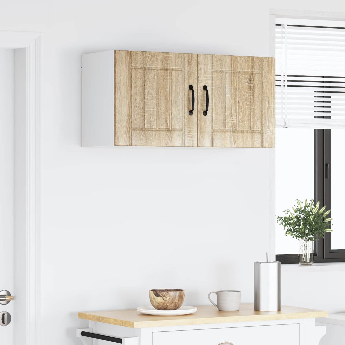 Wall Cabinet LUCCA Sonoma Oak 80 x 31 x 40 cm Engineered Wood