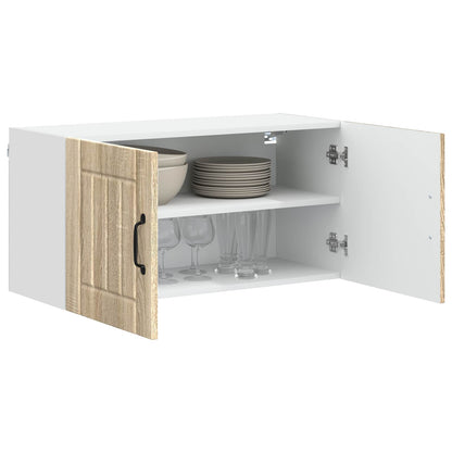 Wall Cabinet LUCCA Sonoma Oak 80 x 31 x 40 cm Engineered Wood