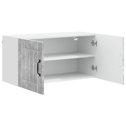 Wall Cabinet LUCCA Concrete Grey 80 x 31 x 40 cm